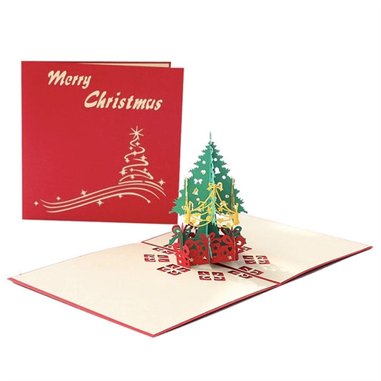 Christmas Tree 3D Pop Up Greeting Card