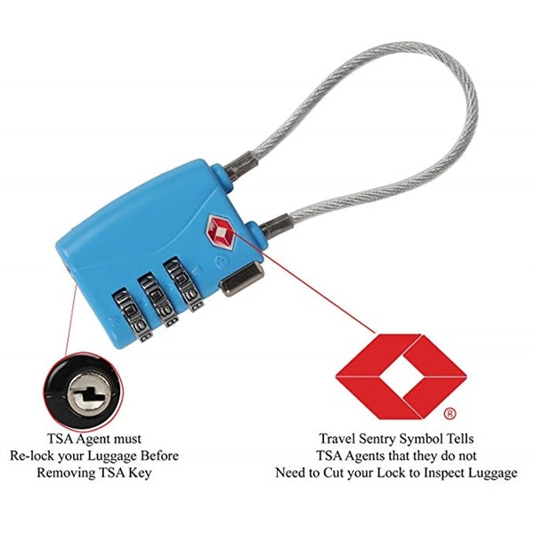 Travel Cable Luggage Locks