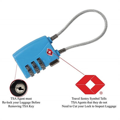 Travel Cable Luggage Locks