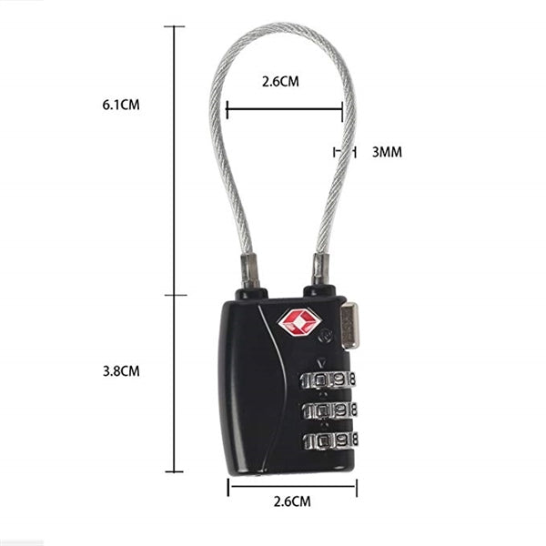 Travel Cable Luggage Locks
