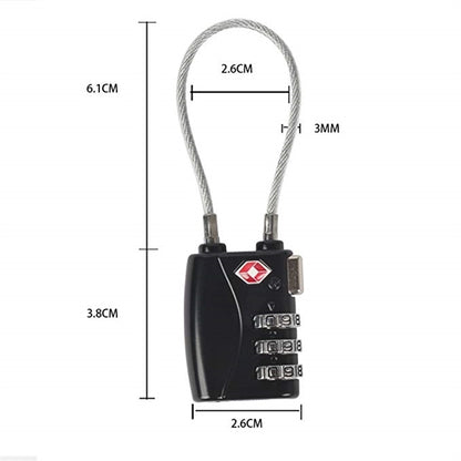 Travel Cable Luggage Locks