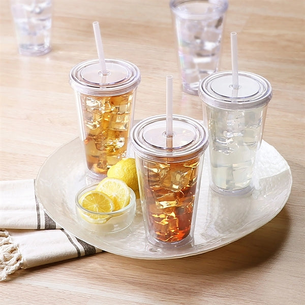 Party Double-Walled Transparent Drinking Cup