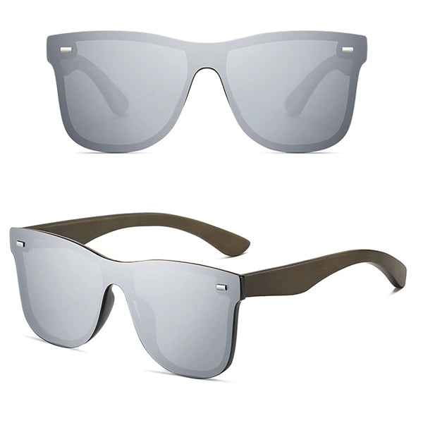 Customize Polarized Sunglasses With Wooden Frame Legs