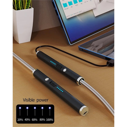 Rechargeable Electric Arc Lighter With Led Battery Display