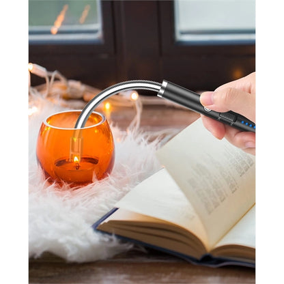 Rechargeable Electric Arc Lighter With Led Battery Display