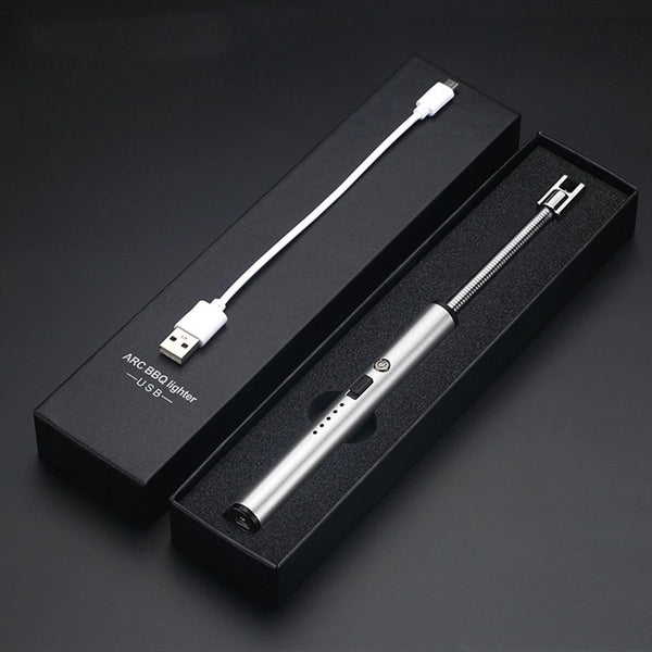 Rechargeable Electric Arc Lighter With Led Battery Display