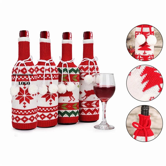 Christmas Wine Bottle Covers