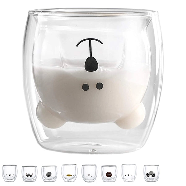 Double Glass Cute Mug