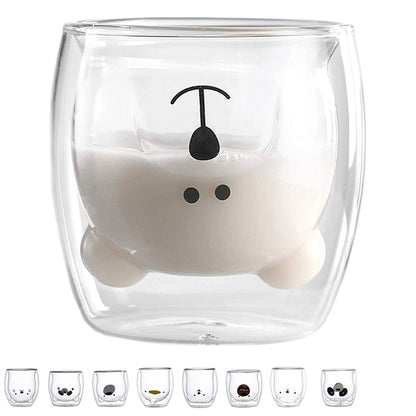 Double Glass Cute Mug
