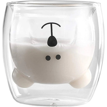 Double Glass Cute Mug