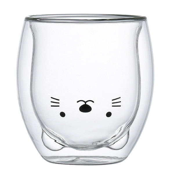 Double Glass Cute Mug
