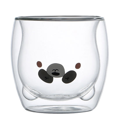 Double Glass Cute Mug