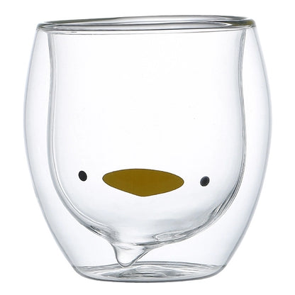 Double Glass Cute Mug