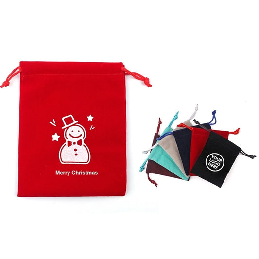 Velvet Drawstring Cinch Pouch