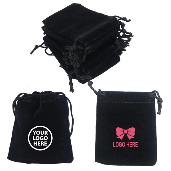 Velvet Drawstring Cinch Pouch