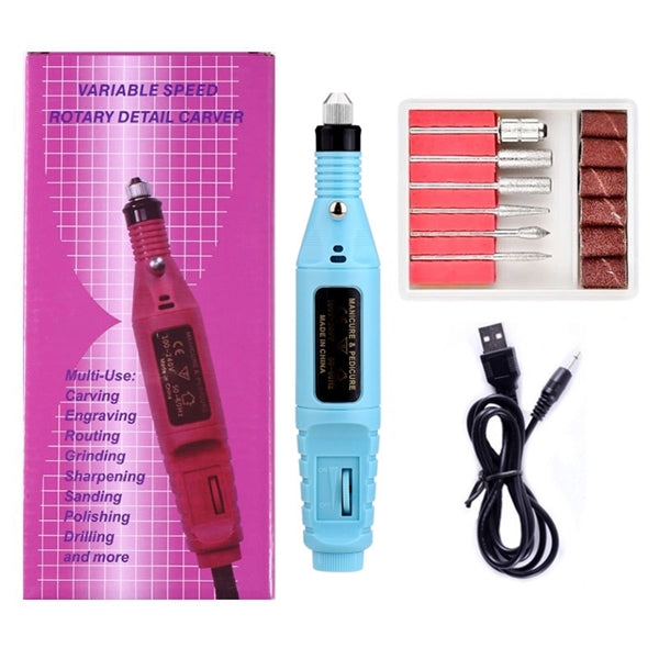 Electric Nail Drill Manicure And Pedicure Care Set