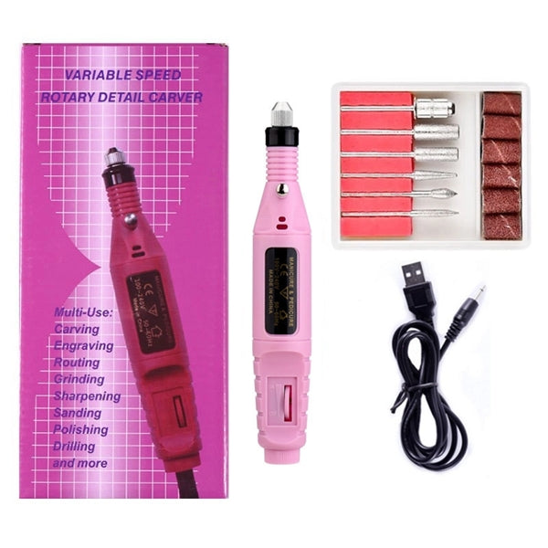 Electric Nail Drill Manicure And Pedicure Care Set