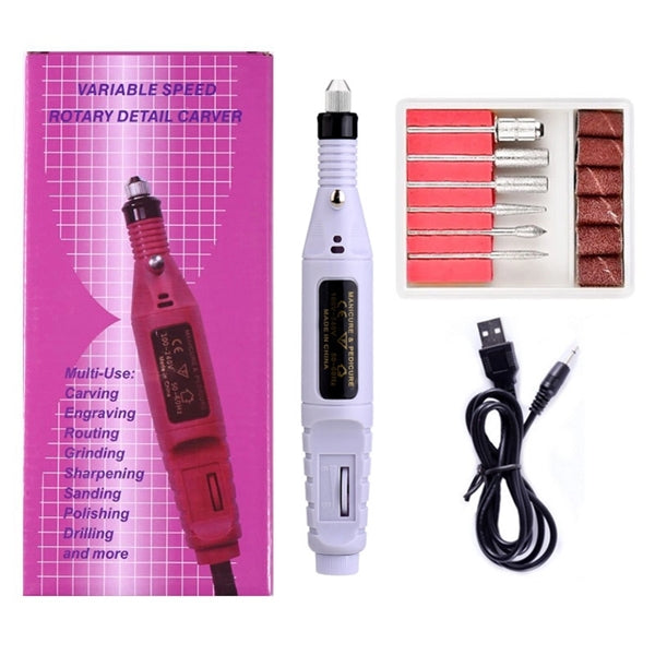 Electric Nail Drill Manicure And Pedicure Care Set