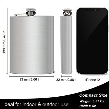 8 Oz Flask For Liquor