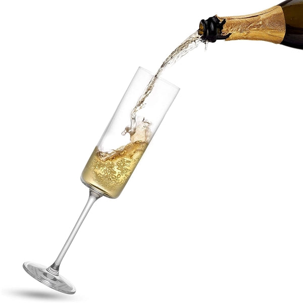 Champagne Flute Crystal Glass Custom Logo
