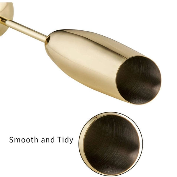 200Ml Elegant Gold Stainless Steel Champagne Flute Glass