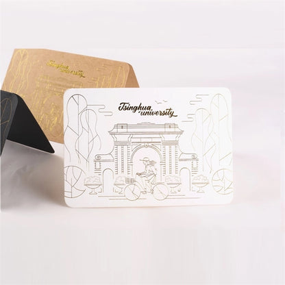 Full Color Print Custom Design Thank You Greetings Card