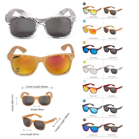 Wood Color Sunglasses