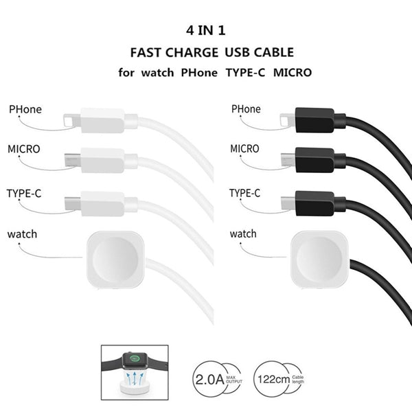 4 In 1 Charger Cable