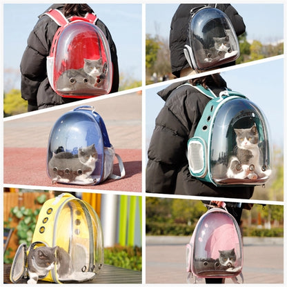 Transparent Space Capsule Pet Carrier Dog Cat Backpack