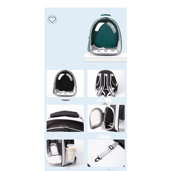 Transparent Space Capsule Pet Carrier Dog Cat Backpack