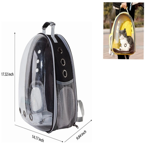 Transparent Space Capsule Pet Carrier Dog Cat Backpack