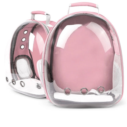 Transparent Space Capsule Pet Carrier Dog Cat Backpack