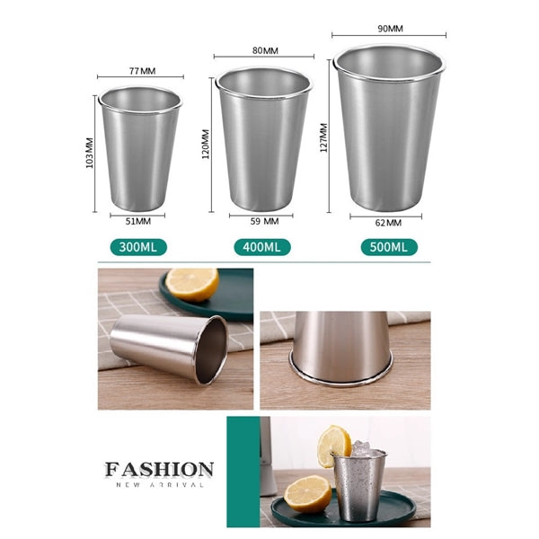 16Oz Stainless Steel Beer Cup Mug With Pu Leather Cover