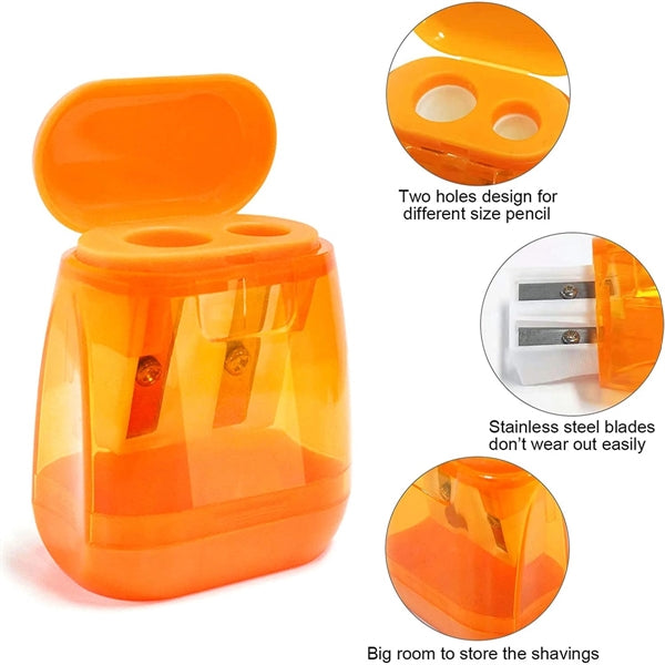 Manual Double Holes Pencil Sharpener