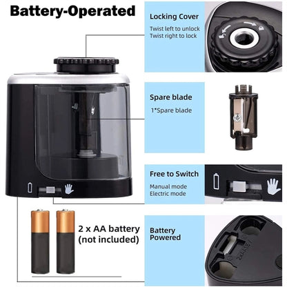 Portable Electric Pencil Sharpener