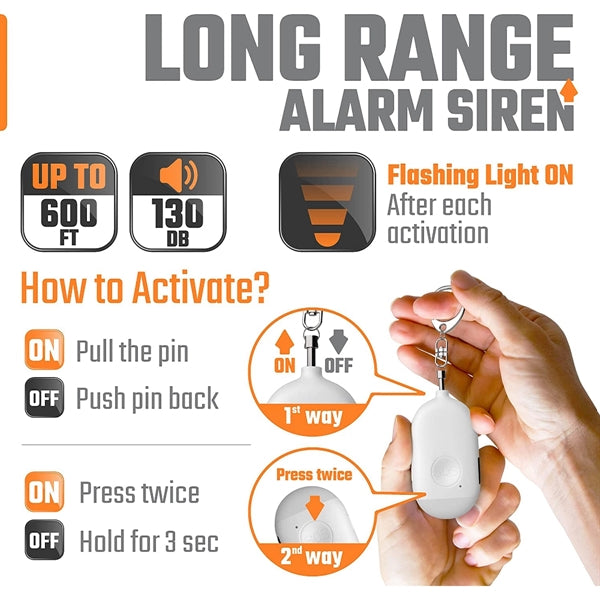 Portable Emergency Safety Alarm