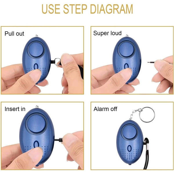 Portable Alarm Keychain Loud Siren Song