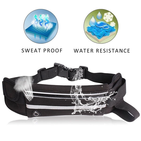 Adjustable Waterproof Running Belt Waist Pack