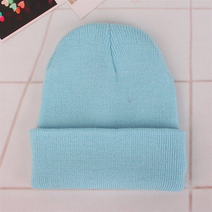 Plain Cuffed Beanie Hat