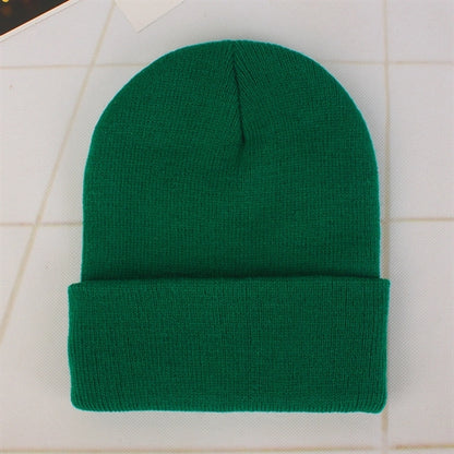 Plain Cuffed Beanie Hat