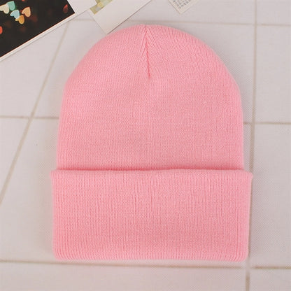Plain Cuffed Beanie Hat