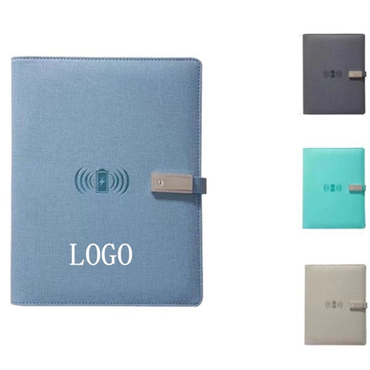 Wireless Charging Notebook With 16Gb U Disk 8000Mah