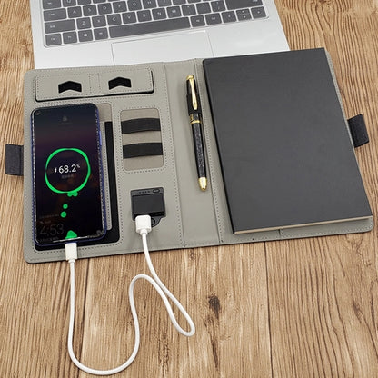 Wireless Charging Notebook With Phone Stand 8000Mah