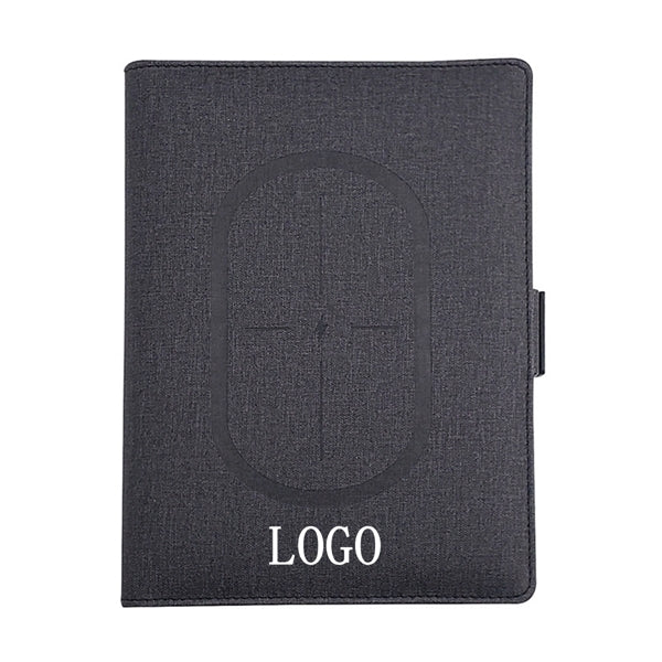 Wireless Charging Notebook With Phone Stand 8000Mah