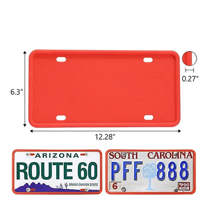 Silicone License Plate Frame