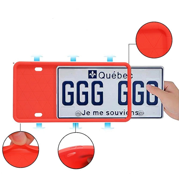Silicone License Plate Frame