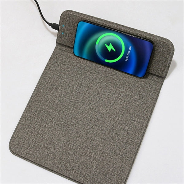 Folding Wireless Charger Mouse Pad