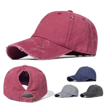 Vintage Washed Distressed Cotton Dad Hat Baseball Cap
