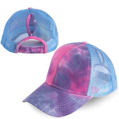 Tie Dye Ponytail Cap