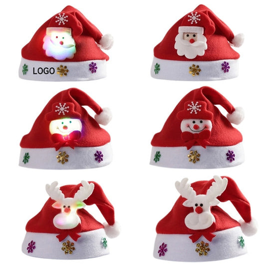 Light Up Santa Hat